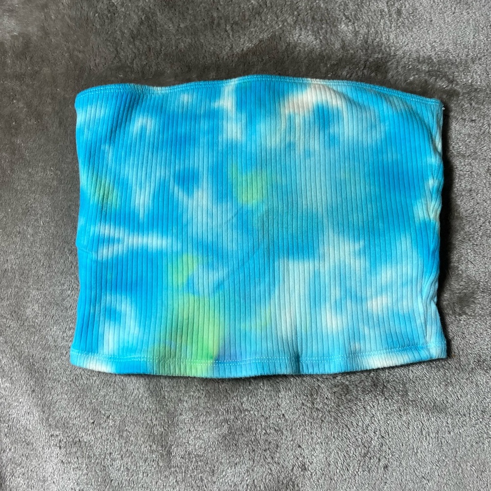 Hollister tie-dye tube top